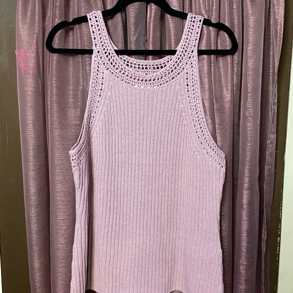 Lucky Brand Women's Blush Knit Tank Top